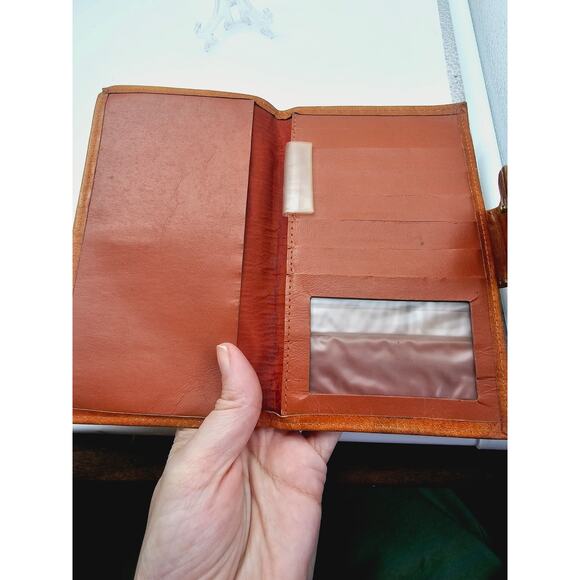 Vintage Rolfs Royal Crest Leather Wallet Clutch - Picture 4 of 4